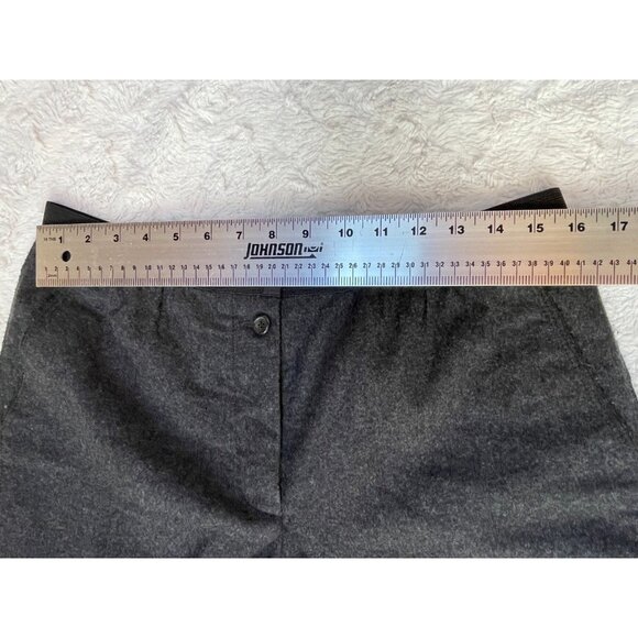 Marc Jacobs Womens Wool High Rise Cropped Capri Pants Size 8 Dark Gray Casual - Picture 7 of 12